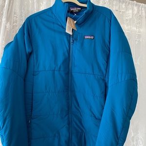 Men’s Patagonia Blue, nano coat. Brand new.